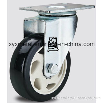 Medium Duty Double Beading PU Caster H-Technology PU Caster Heavy Caster Wheels